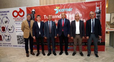Kemer'de yangın güvenliği bilgilendirme toplantısı