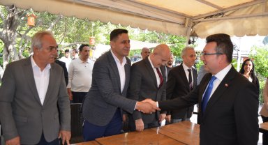 Serik'te bayramlaşma