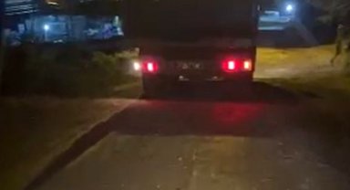 Alanya'da izinsiz moloz dökümüne işlem