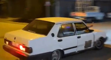 Drift atan sürücüye 47 bin TL ceza