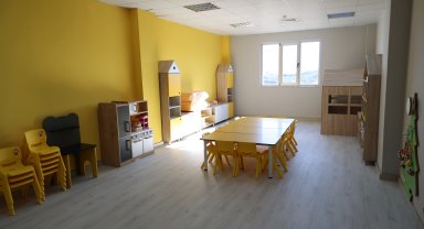 Elmalı Kreş ve Gündüz Bakımevi'nin hazırlıkları sürüyor
