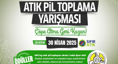 Finike'de Atık Pil Toplama Yarışması