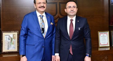 TOBB Başkanı Hisarcıklıoğlu'ndan MATSO'ya ziyaret