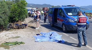 Çöp konteynerine çarpan motosikletin sürücüsü öldü