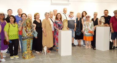 Kursiyerlerin heykel heyecanı