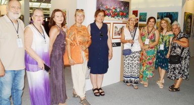 Fuarda sanat dersi
