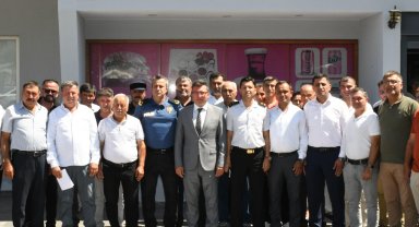 Kaymakam Şahin, muhtarlarla görüştü