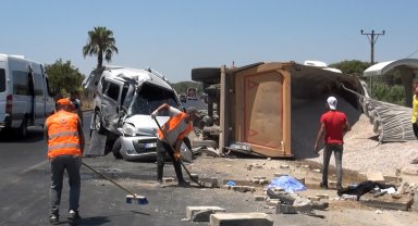 Manavgat'ta kaza: 1 ölü