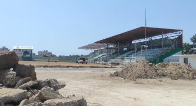 İsmail Ogan Stadyumu'nda tadilat başladı