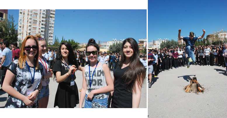 5 ülke Atatürk Anadolu Lisesi’nde nevruz kutladı