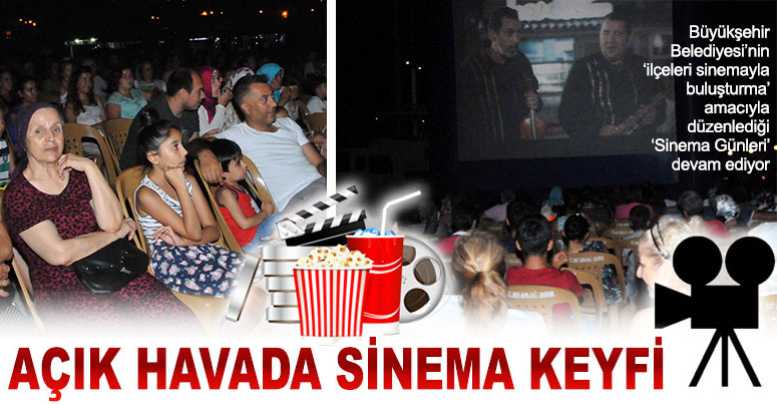 Açık havada sinema keyfi