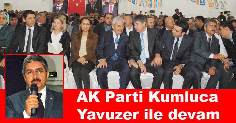 AK Parti Kumluca Yavuzer ile devam