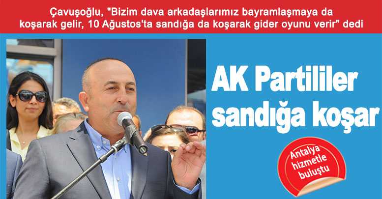 AK Partililer sandığa koşar