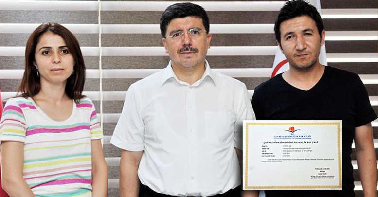 AKHB Çevre Yönetimi Yeterlilik Belgesi Aldı