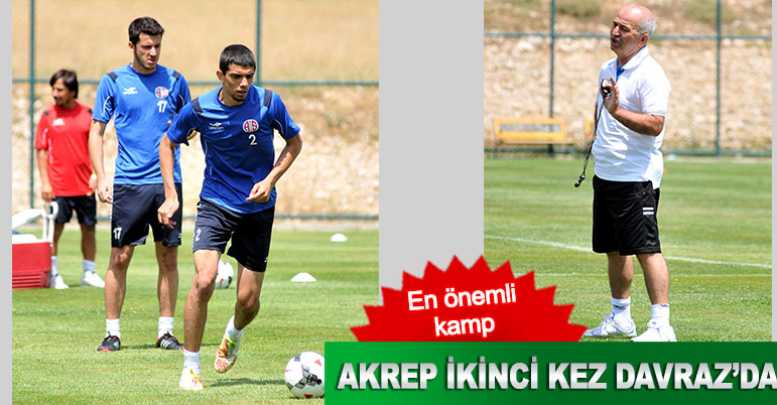 Akrep ikinci kez Davraz’da