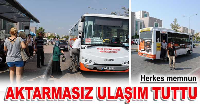 Aktarmasız ulaşım tuttu
