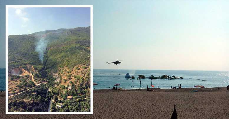 Alanya’da orman yangını korkuttu