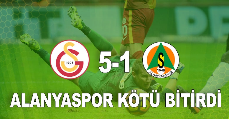 Alanyaspor kötü bitirdi