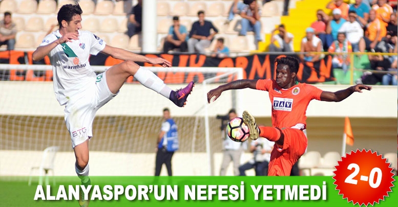 Alanyaspor’un nefesi yetmedi