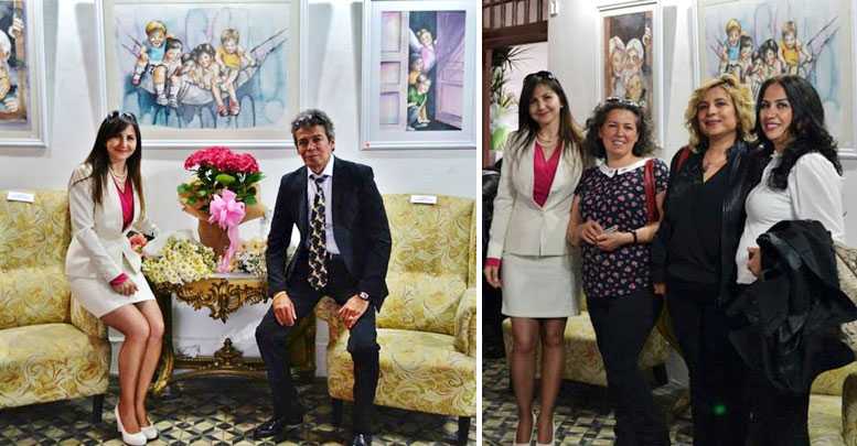 Ankara'da sergi açtı