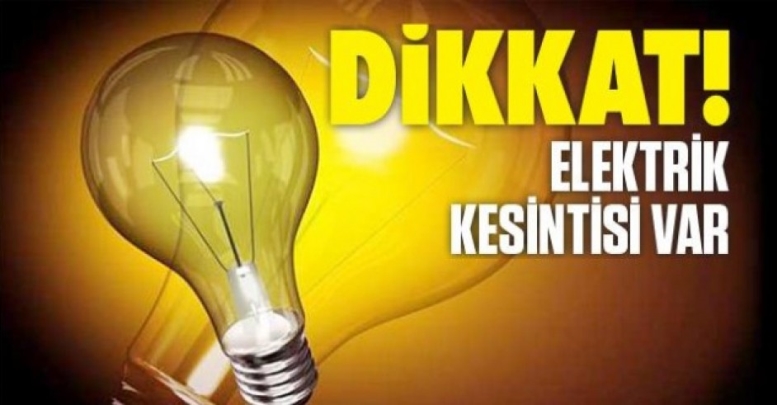 Antalya'da planlı elektrik kesintisi uyarısı