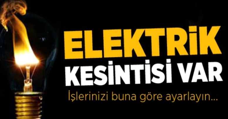 Antalya’da planlı elektrik kesintisi uyarısı