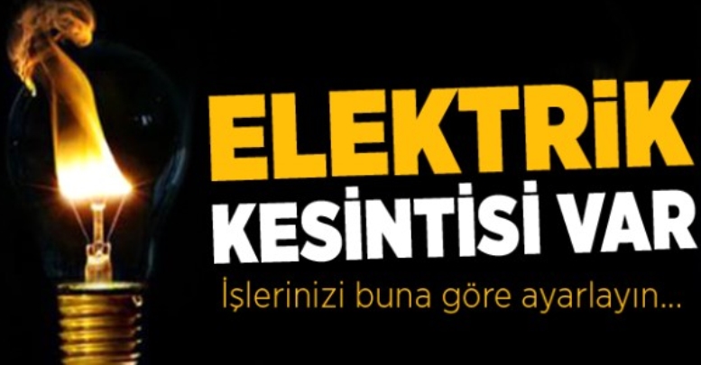Antalya’da planlı elektrik kesintisi uyarısı