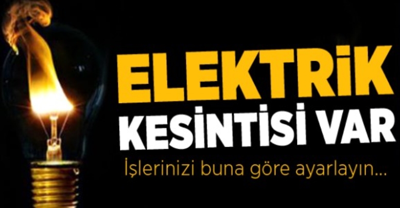 Antalya’da planlı elektrik kesintisi uyarısı