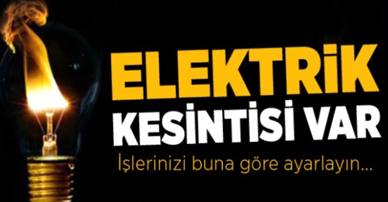 Antalya’da planlı elektrik kesintisi uyarısı
