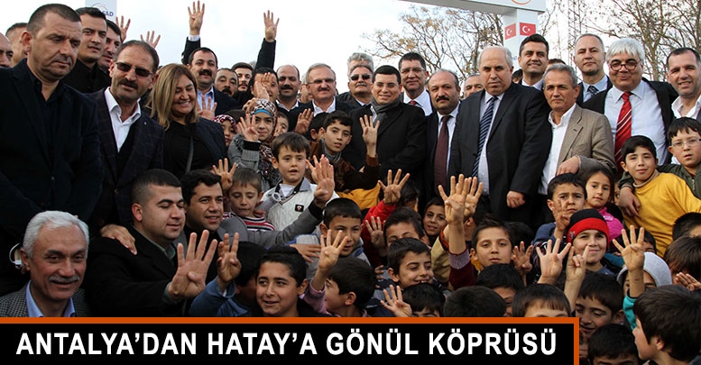 Antalya’dan Hatay’a gönül köprüsü