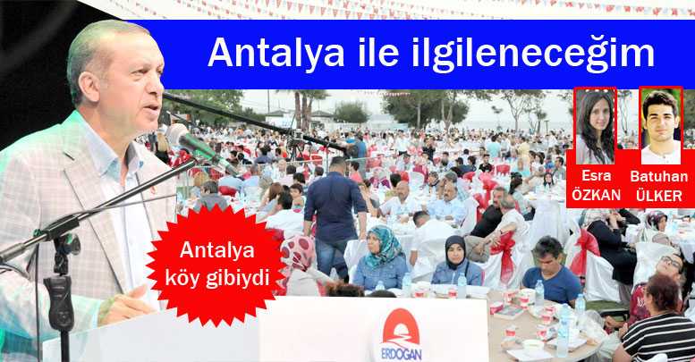 Antalya ile ilgileneceğim