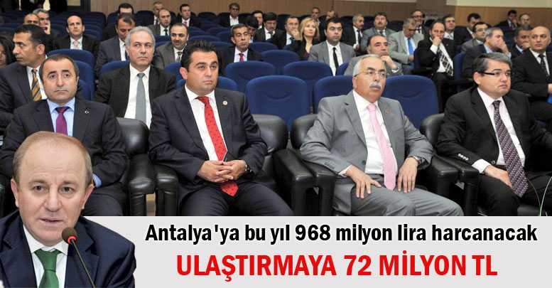 Antalya'ya yatırım yağacak