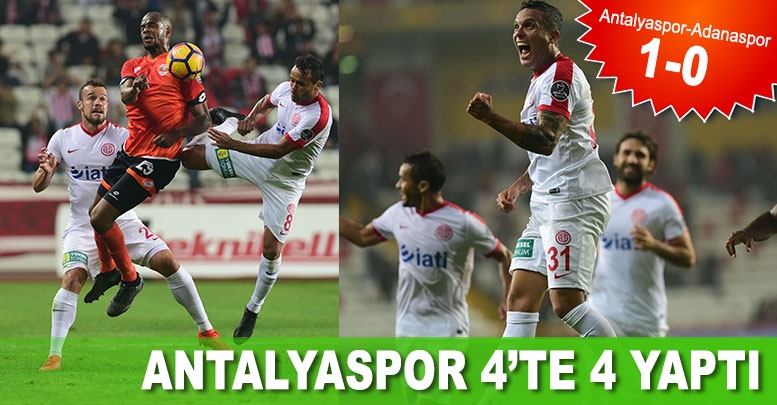 Antalyaspor 4’te 4 yaptı
