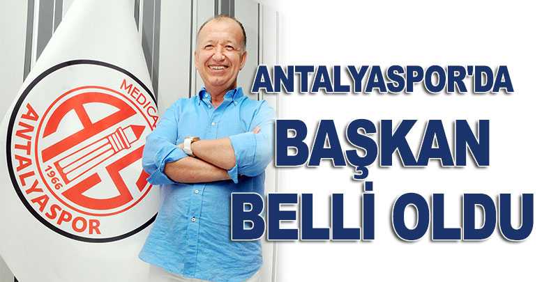 Antalyaspor'da başkan belli oldu