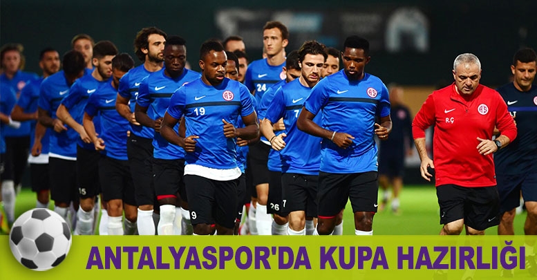 Antalyaspor'da kupa hazırlığı