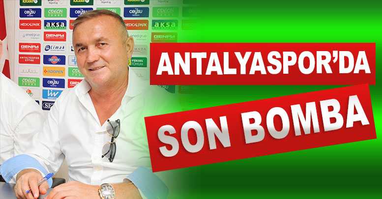 Antalyaspor’da son bomba
