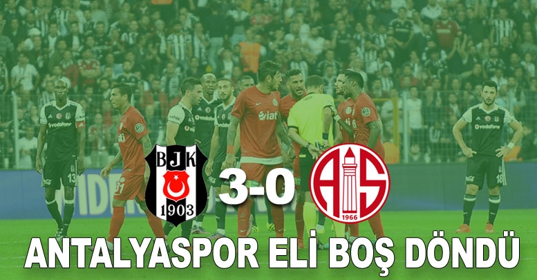 Antalyaspor eli boş döndü