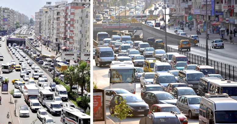 Araç sayısı yüzde 5 arttı