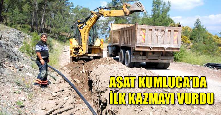 ASAT Kumluca’da ilk kazmayı vurdu