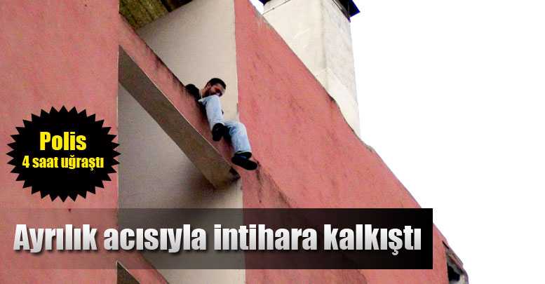 Ayrılık acısıyla intihara kalkıştı