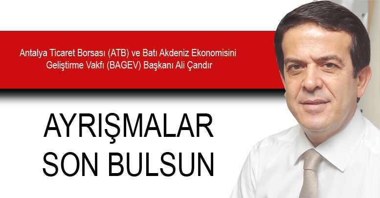 Ayrışmalar son bulsun