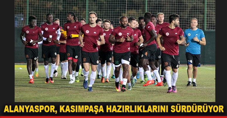Aytemiz Alanyaspor, Kasımpaşa hazırlıklarını sürdürüyor