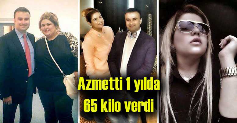 Azmetti 1 yılda 65 kilo verdi