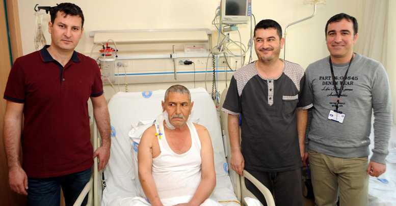 Babasına can oldu
