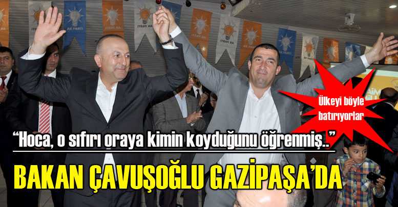 BAKAN ÇAVUŞOĞLU GAZİPAŞA’DA
