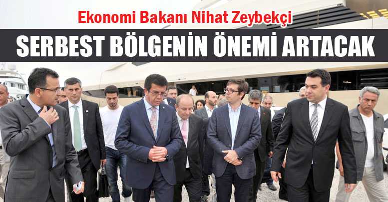 BAKAN ZEYBEKÇİ: SERBEST BÖLGENİN ÖNEMİ ARTACAK