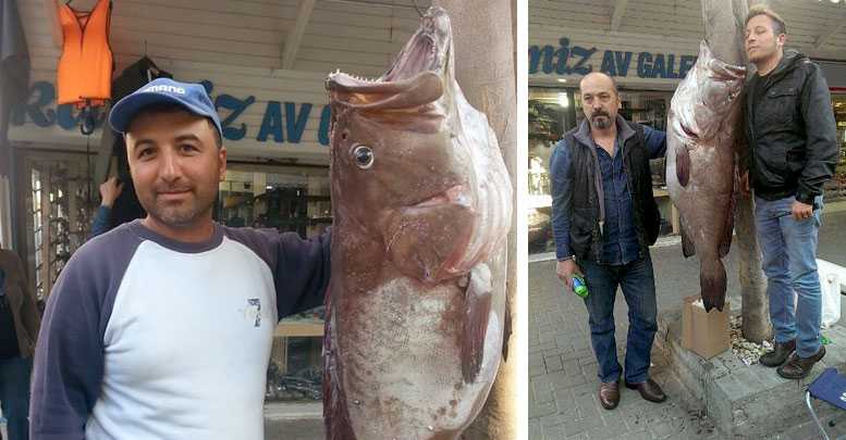 Balıkçıya lagos sürprizi