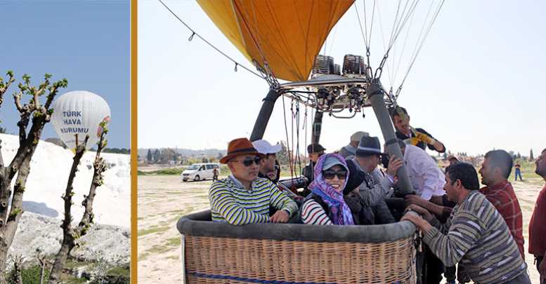 Balon turları Pamukkale’de