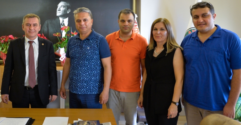 Baro başkanına nezaket ziyareti