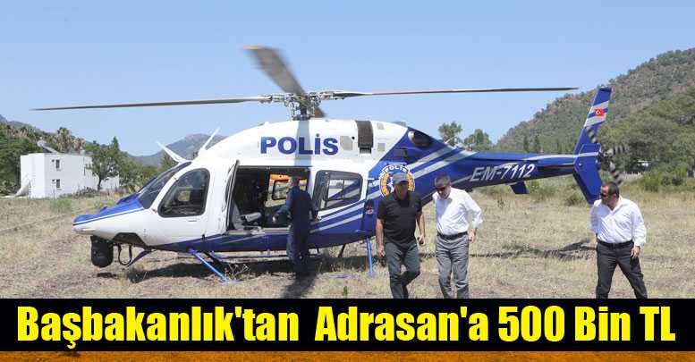 Başbakanlık'tan Adrasan'a 500 Bin TL